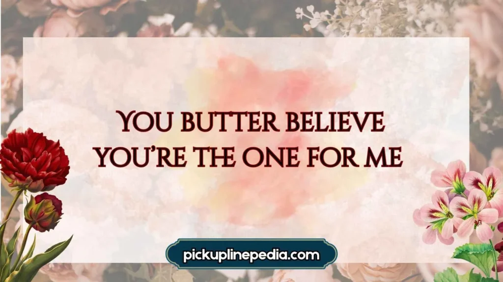 Sandwich Pickup Lines in English 