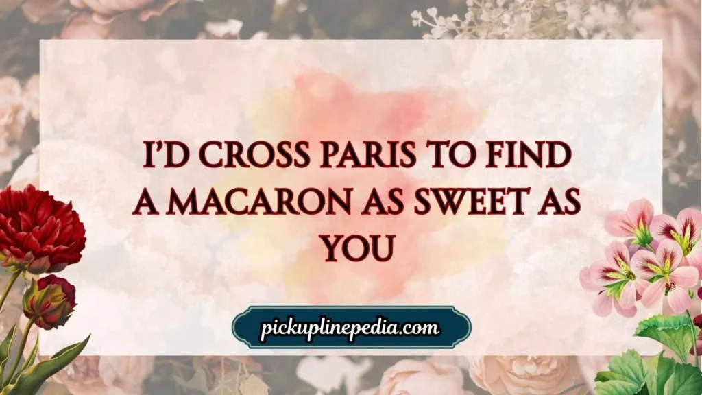 Macaron Cookies Pickup Lines 