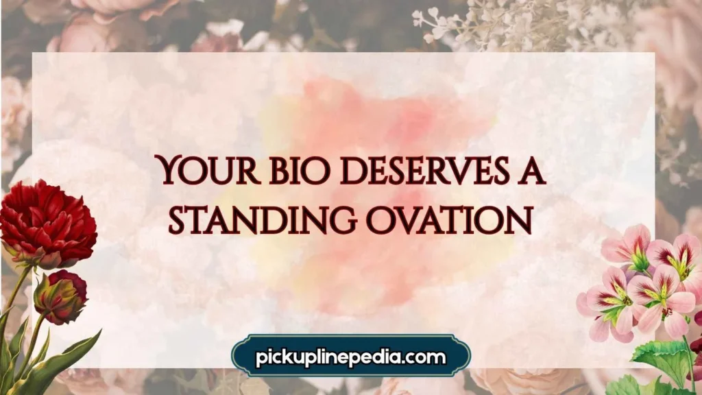 Ballet Pickup Lines for Tinder 