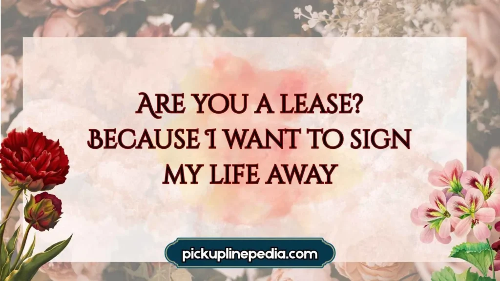 Best Apartment Pickup Lines