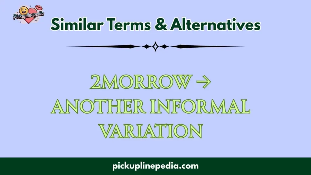 Similar Terms & Alternatives