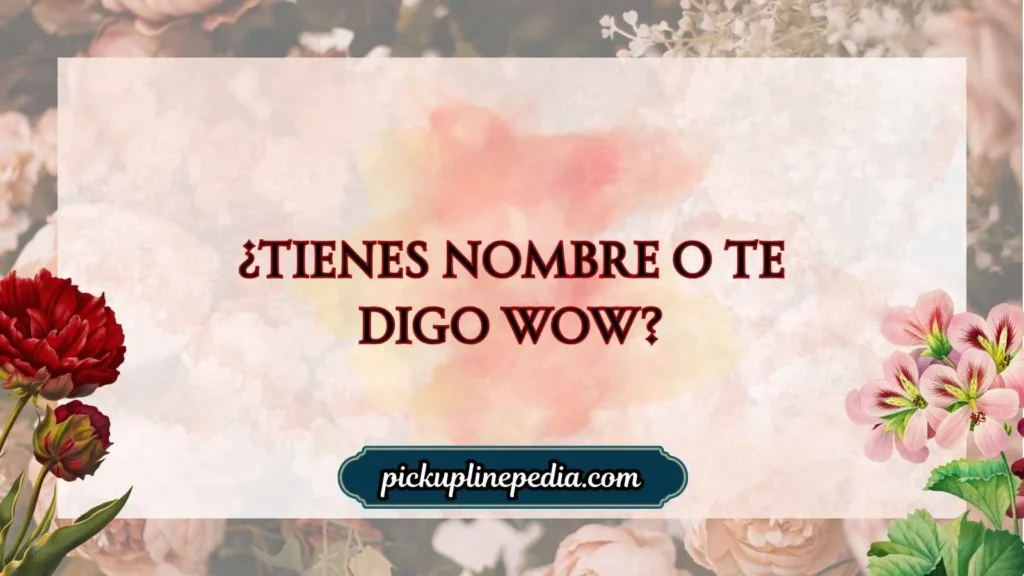 Funny Pick Up Lines in Spanish
