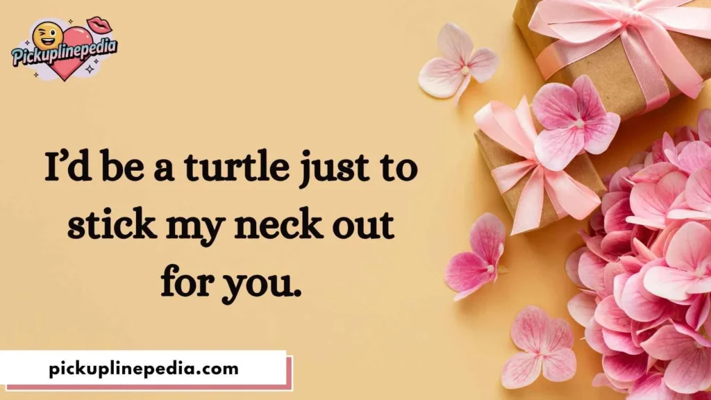 Cheesy Neck Pickup Lines