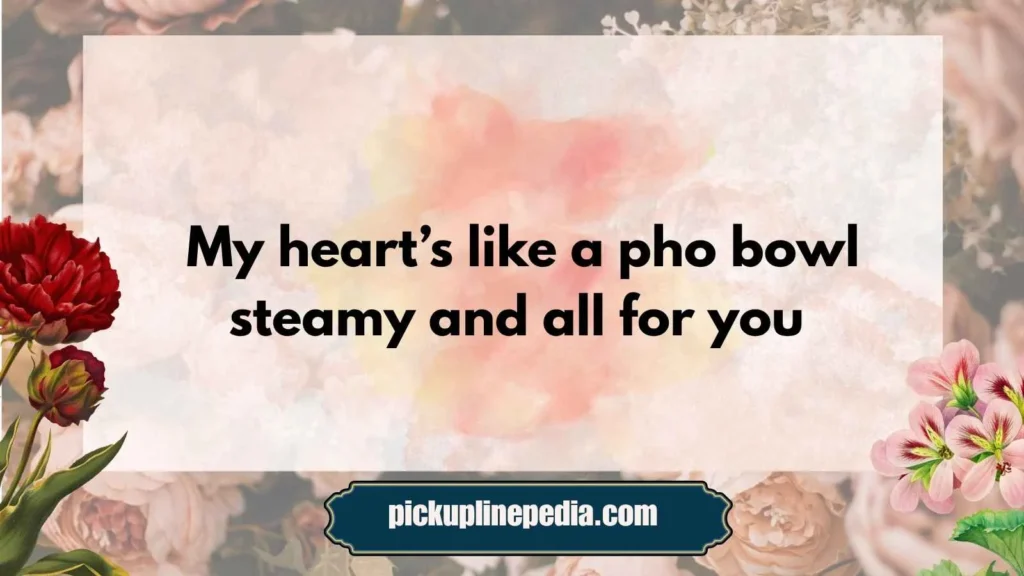 Funny Pho Pick Up Lines