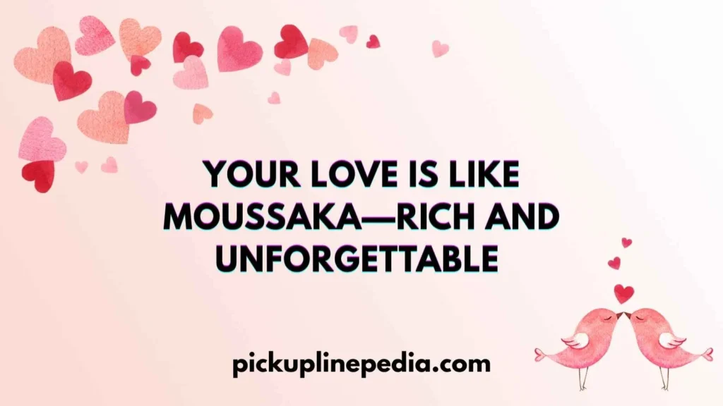  Greek Food and Wine Pickup Lines