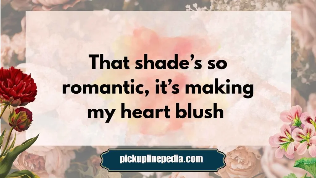 Romantic Berry Lipstick Pickup Lines