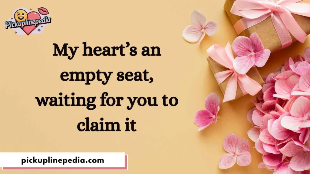 Romantic Chair Pick Up Lines