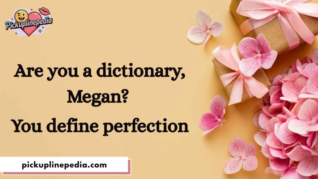 Witty Megan Pick Up Lines 